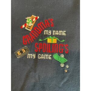 Vintage Sweatshirt - Grandma’s my name, Spoiling’s my game - Large